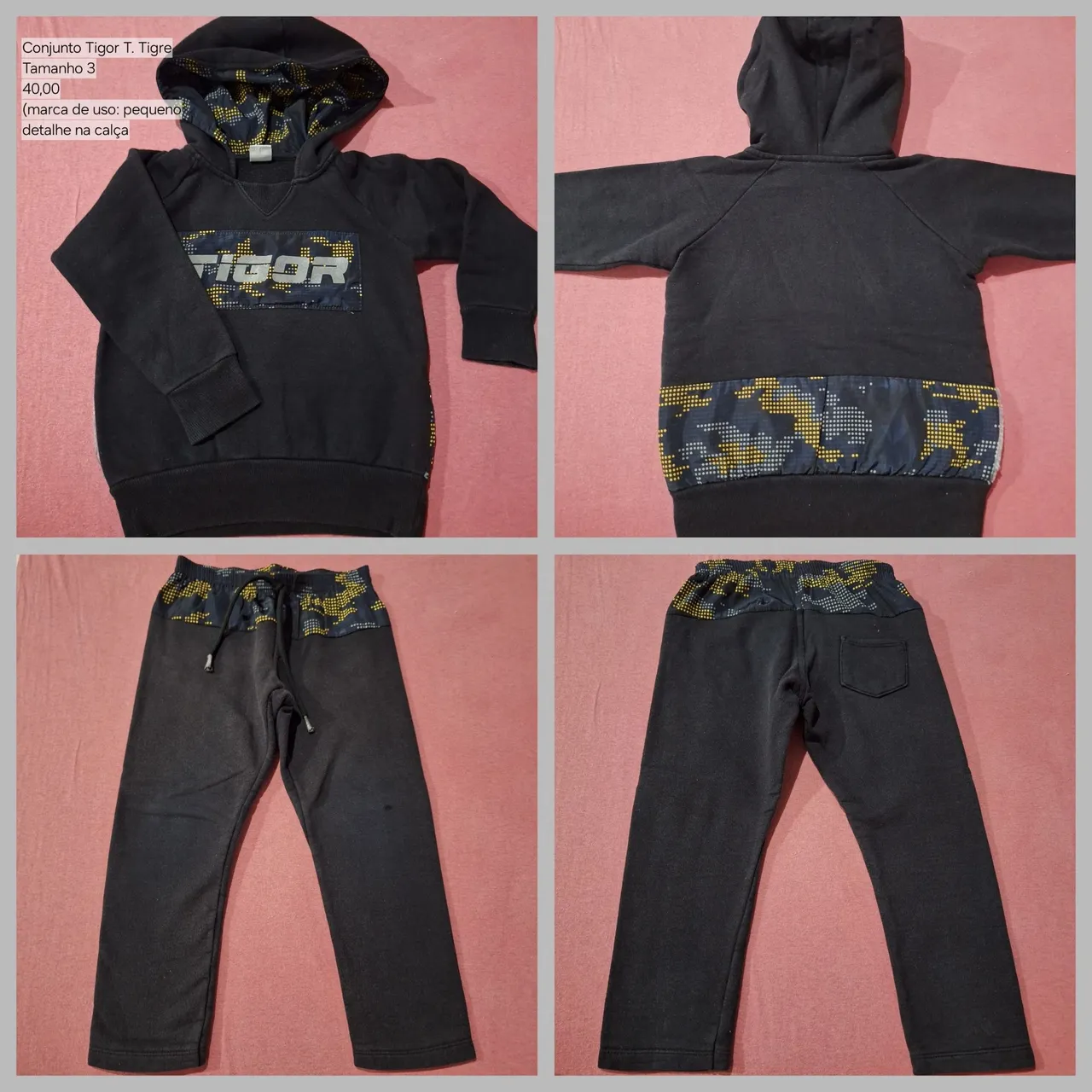 Conjunto Tigor T. Tigre - Tamanho 3