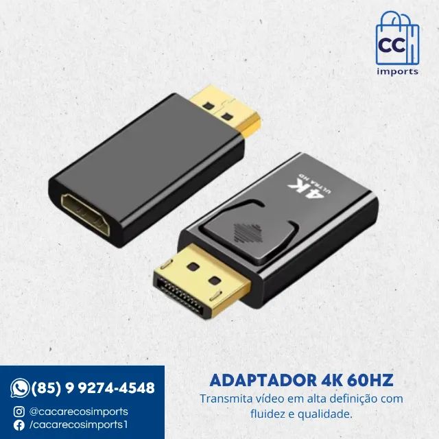 Adaptador 4K DisplayPort para HDMI