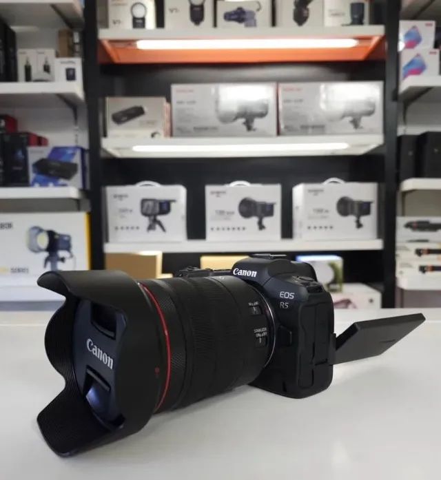 Câmera Cânon Eos R5 lente RF 24-105mm Lacrada - Foto 2