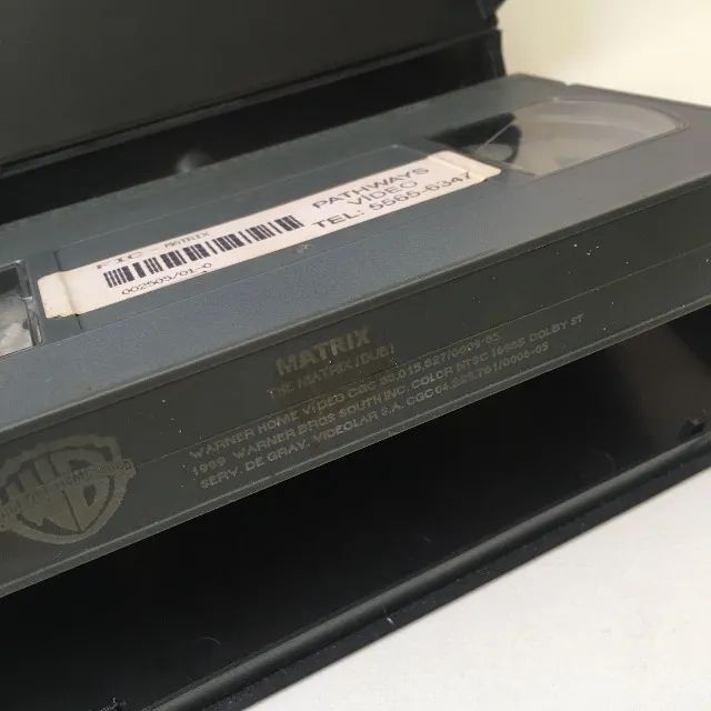 Fita VHS Matrix Dublado - Foto 3