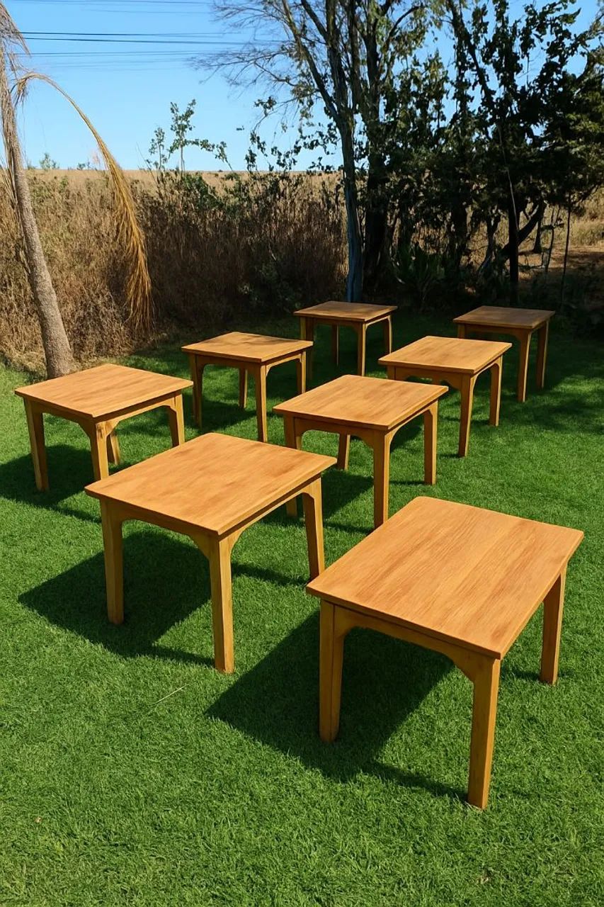Mesinha de jantar 80x80 Peroba Rosa feita SOB ENCOMENDA. LEIAM O ANÚNCIO, POR FAVOR. - Foto 2