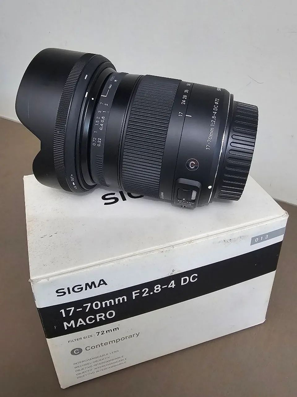 Lente Sigma 17-70mm F2.8 Canon 