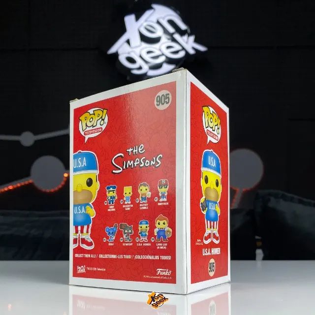 Funko POP Os Simpsons - U.S.A Homer 905, Original | Enviamos Em Todo o Brasil!  - Foto 6