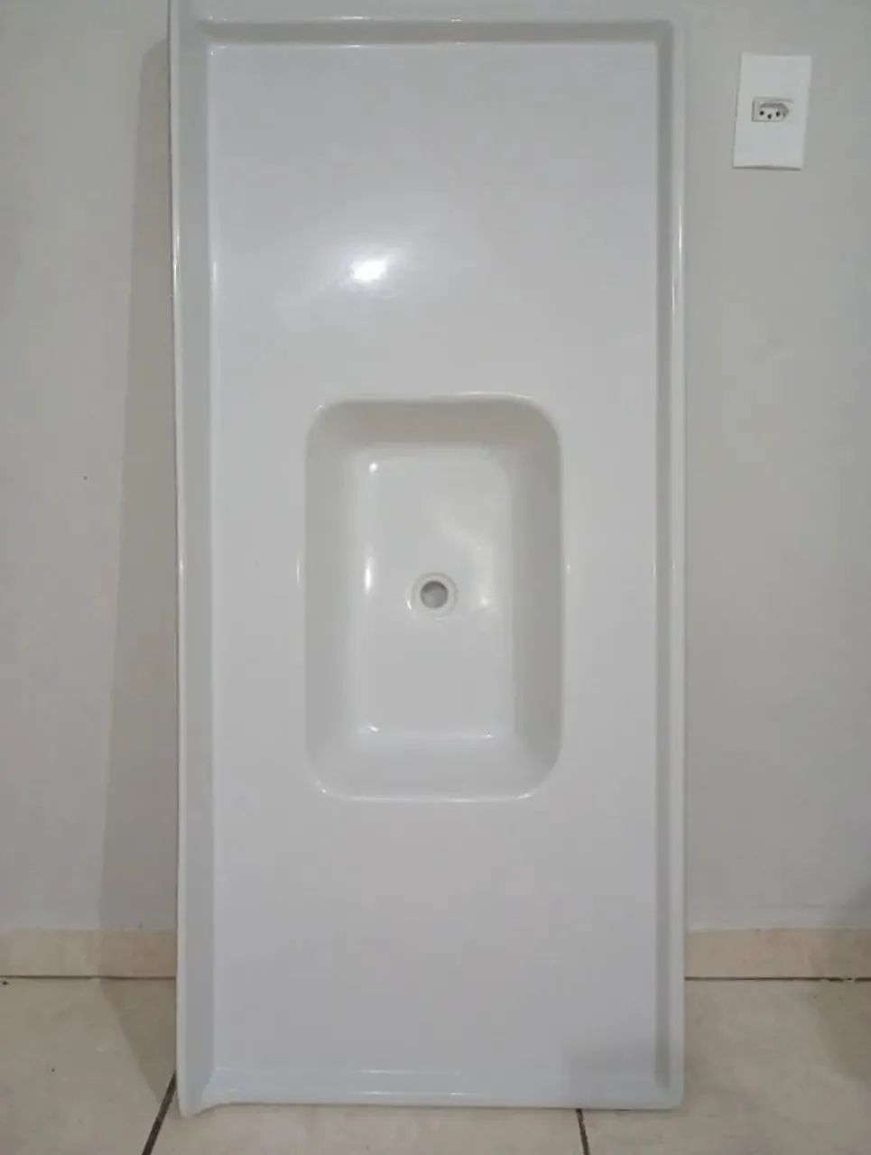 ? OFERTA IMPERDÍVEL! ? ? Cuba de marmorite branco ou bege direto de fábrica! ? - Foto 4