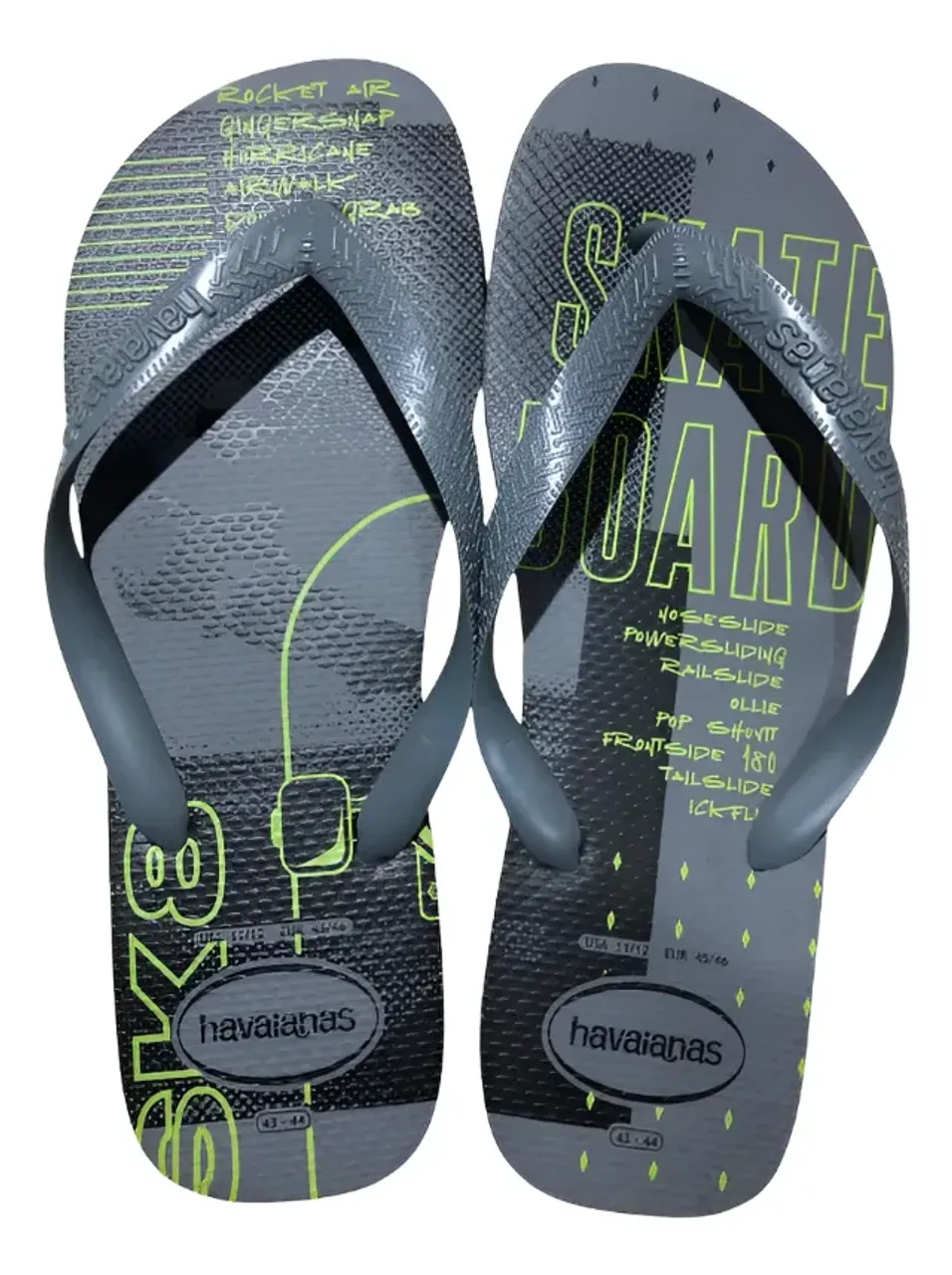 Chinelo Havaianas Top Athletic Cinza Aço