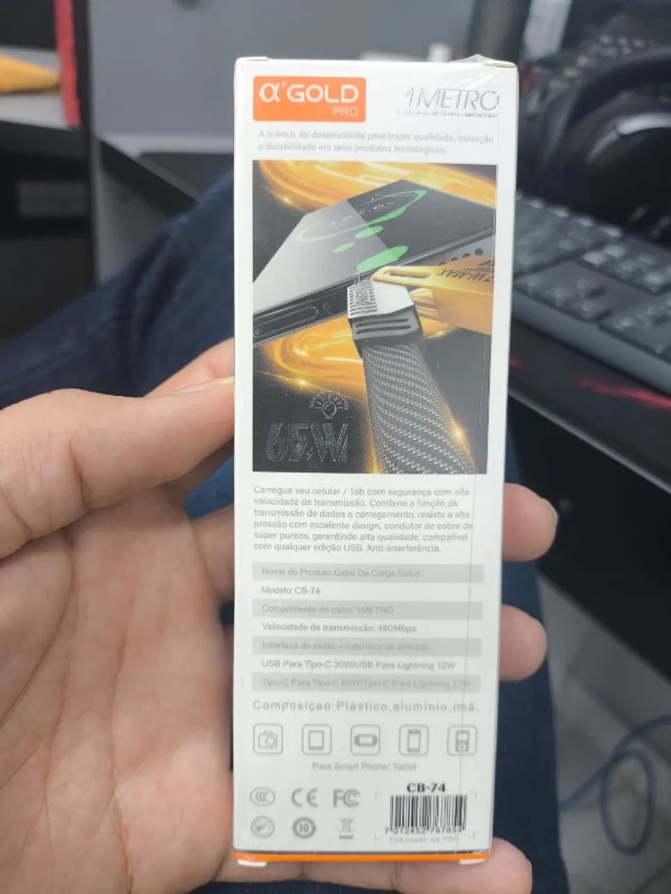Cabo USB 4 em 1 - Foto 2