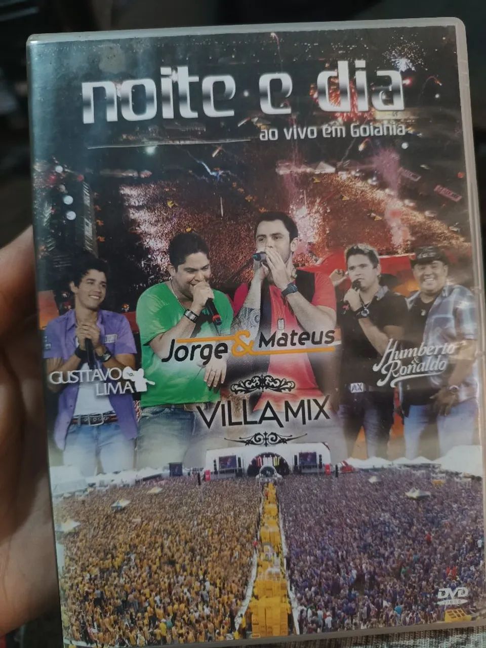 Noite e dia ao vivo em Goiânia - dvd sertanejo 
