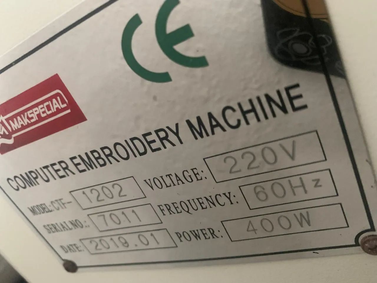 Máquina de Bordar Industrial MAKSPECIAL - Foto 3