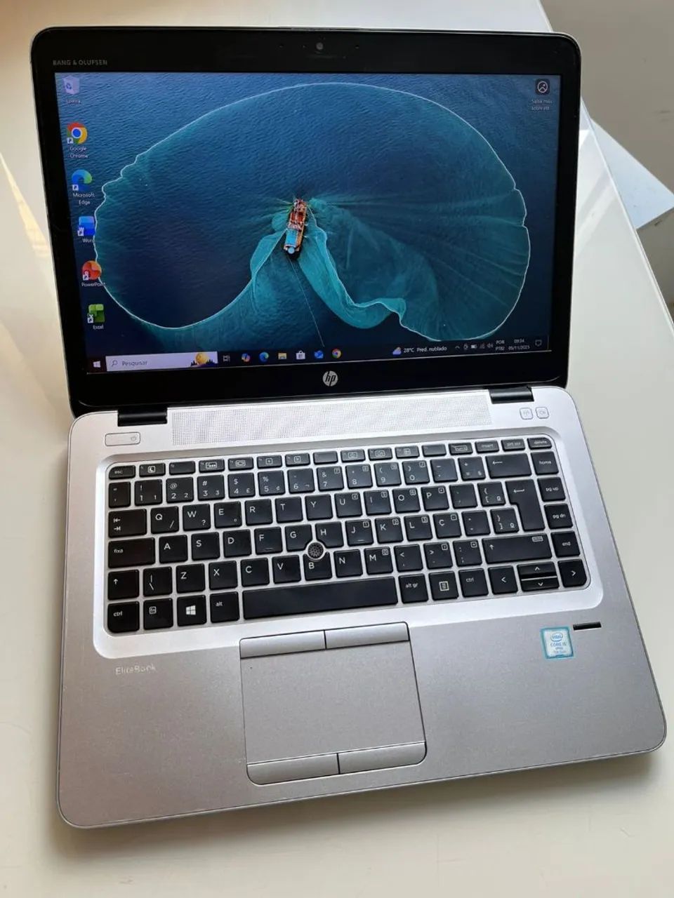 Notebook HP core i5 7° geração, 8 gigas de memória, ssd 120 gigas, em 10x sem juros