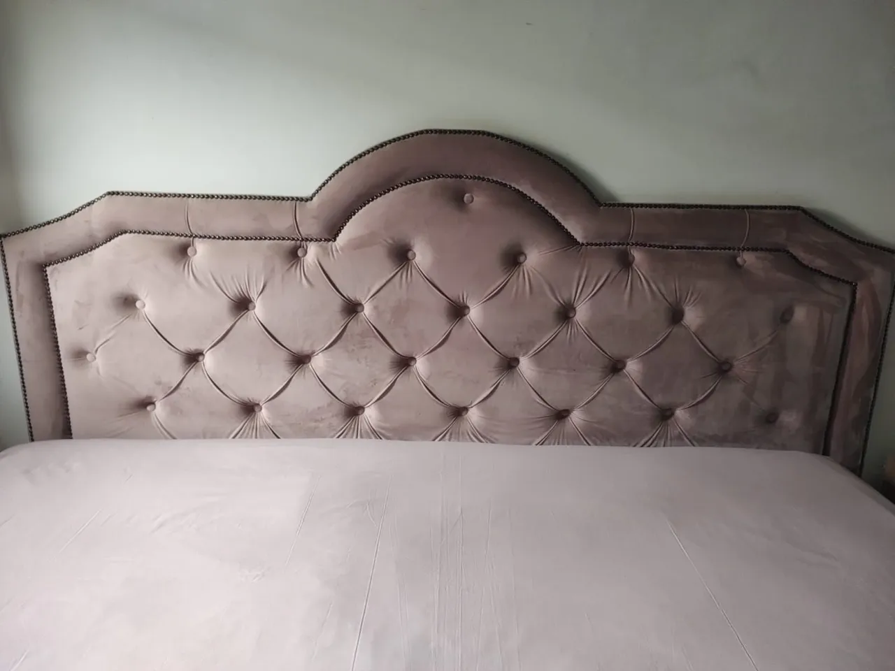 Cabeceira de Cama Estofada Luxuosa