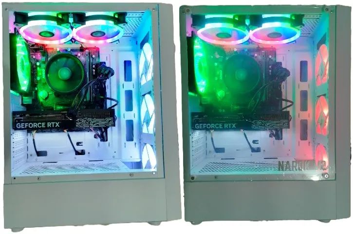 Computador PC Gamer AMD Ryzen 5 5500 NVidia RTX 5050 24B DDR4 SSD 256GB HD 1TB - Foto 4