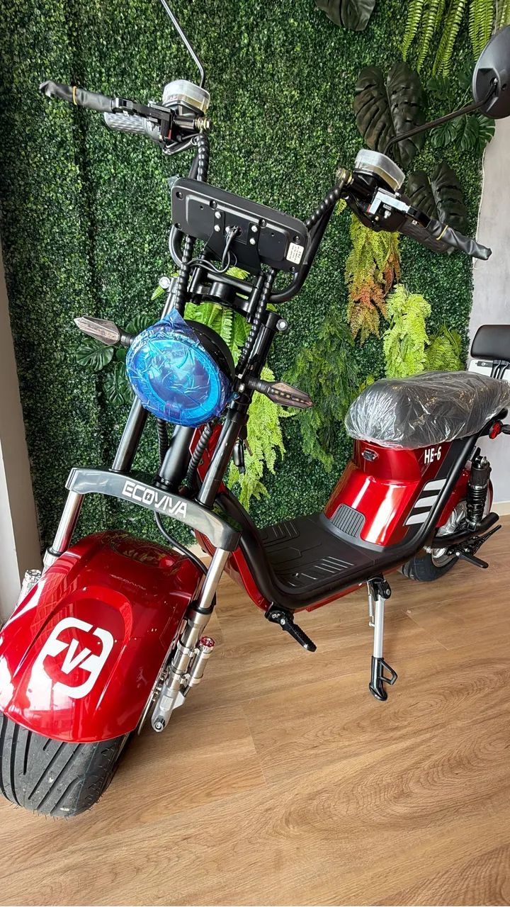 Scooter elétrica HE6  1000w pneu largo  - Foto 2