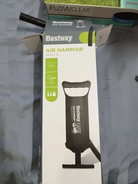 Kit Piscina Inflável, bomba filtrante, capa - Foto 2