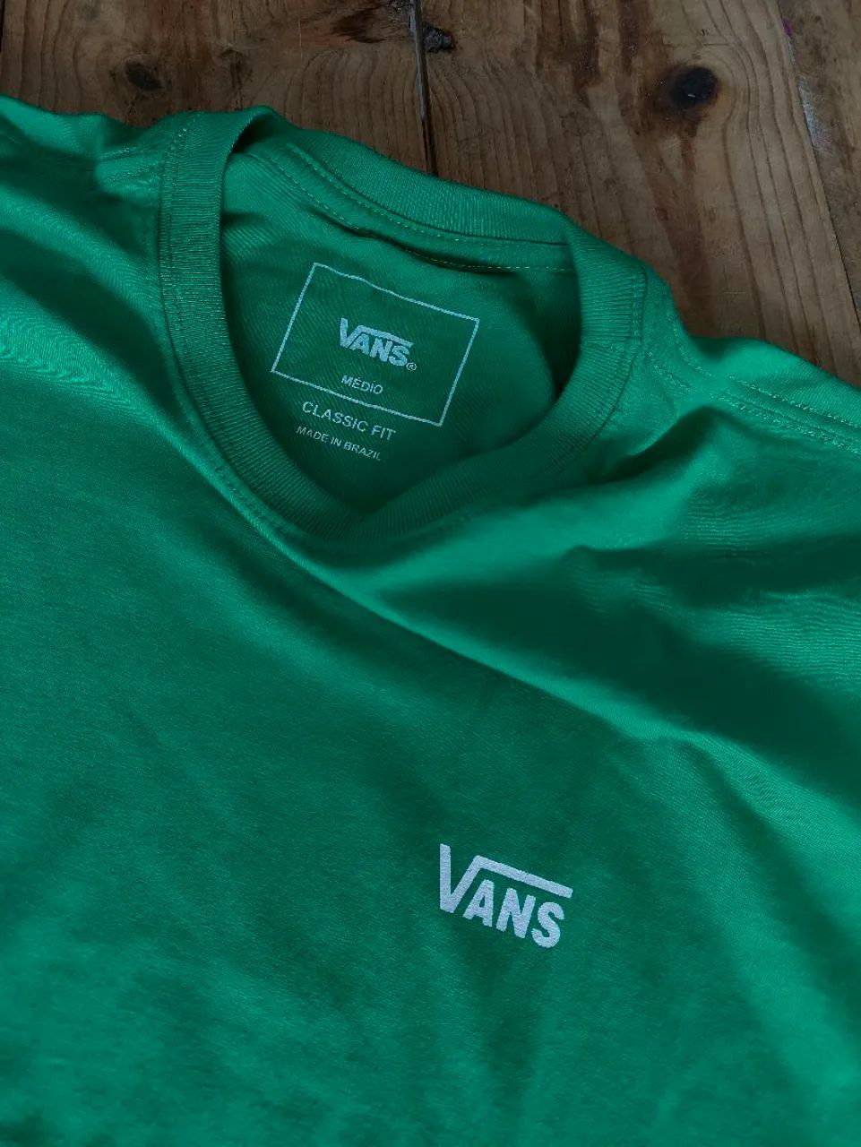 Camiseta Vans Verde (Tam M)