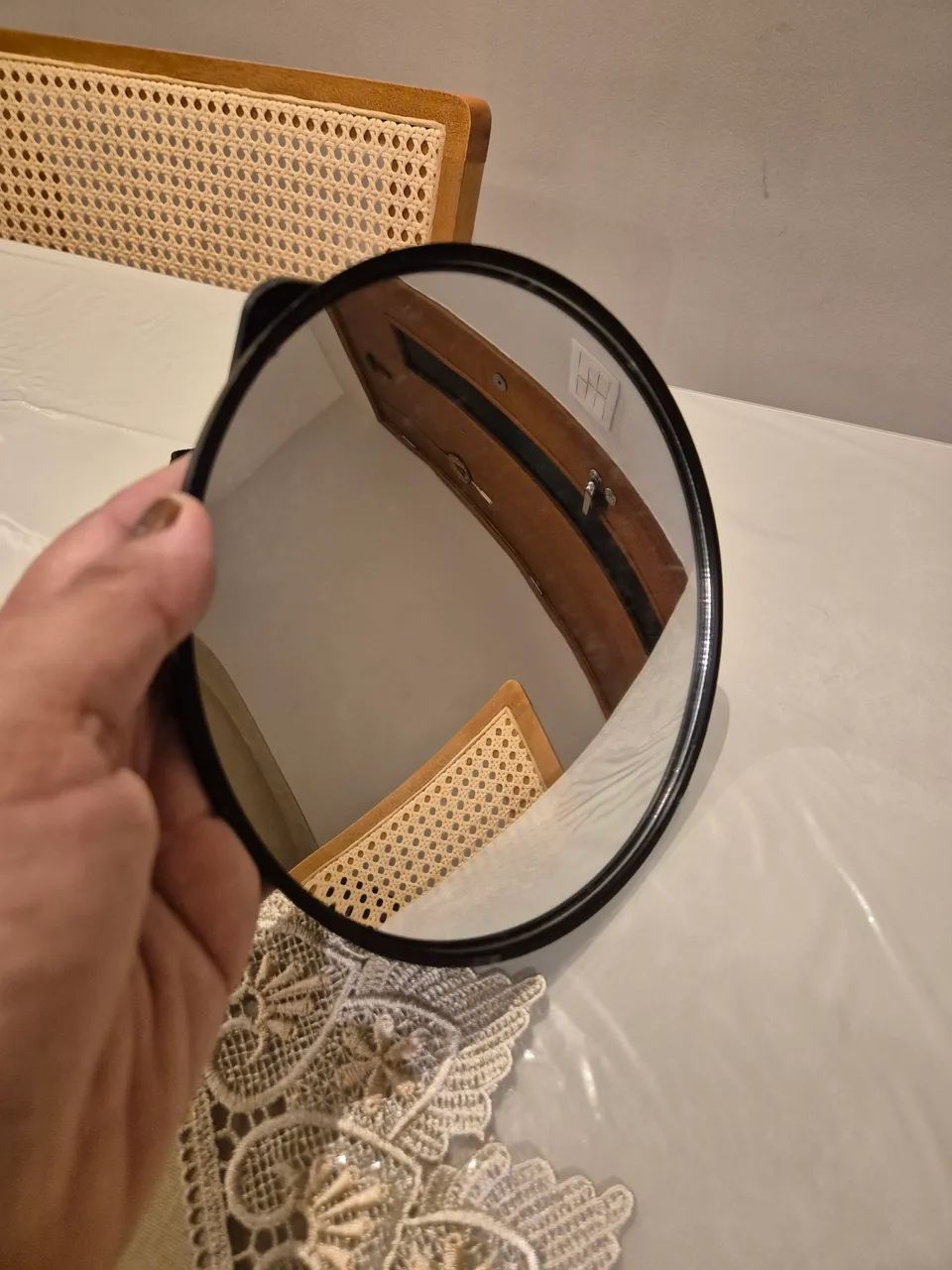 Espelho retrovisor marca Buba para banco traseiro
