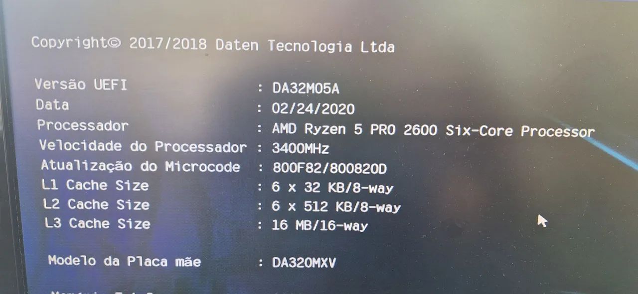 AMD Ryzen 5 PRO 2600 Processador 3.4GHz