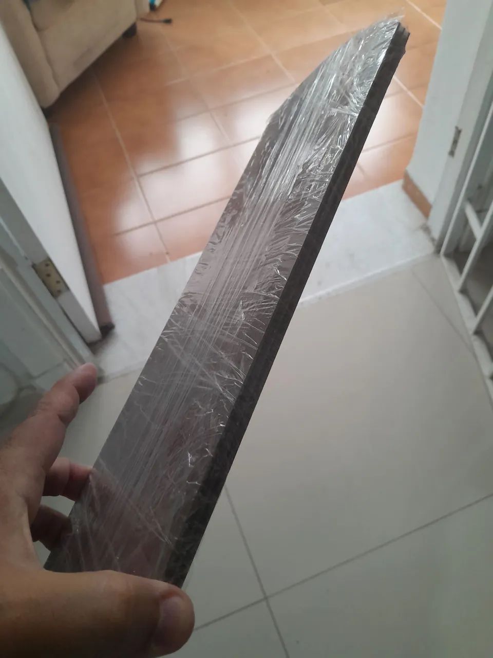 Jogo de 3 pás ventilador de teto com 3 furos. - Foto 2