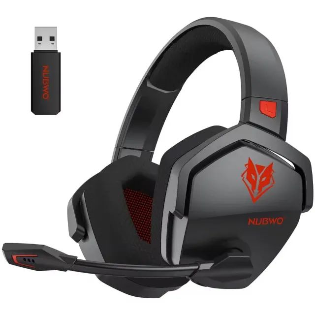 Fone de ouvido para jogos NUBWO G06 para PS5, PS4, XBOX, PC, Mac, 2,4 GHz  - Foto 2