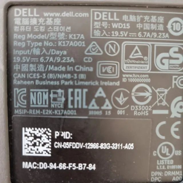 Dock Station Dell Wd15 C/ Fonte  - Foto 3