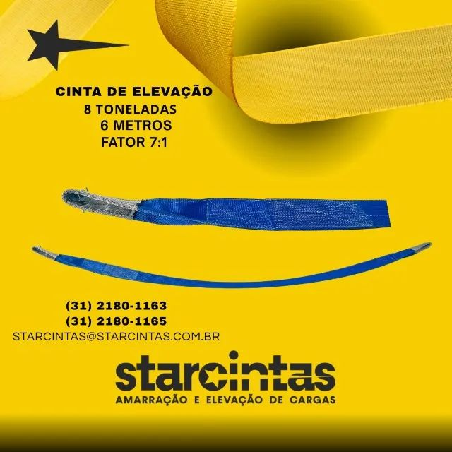 CINTAS DE AMARRAÇÃO E ELEVAÇÃO DE CARGA - Foto 3