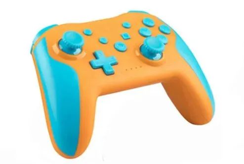 Controle para Nintendo Switch, Android, PS3 e PC - Laranja e Azul
