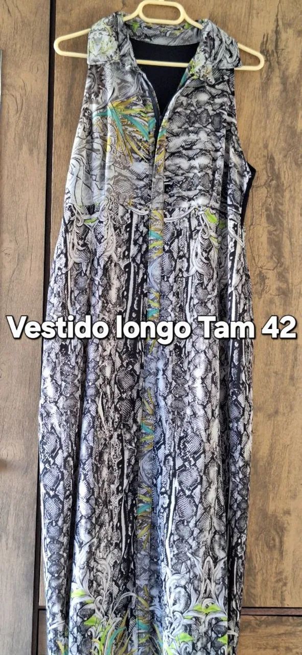 Vestido Longo Tam 42 - Foto 3