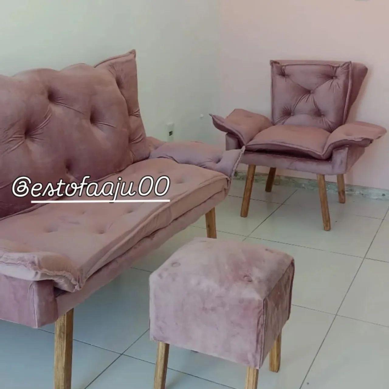 Sofá Azul Confortável e Elegante - Foto 2