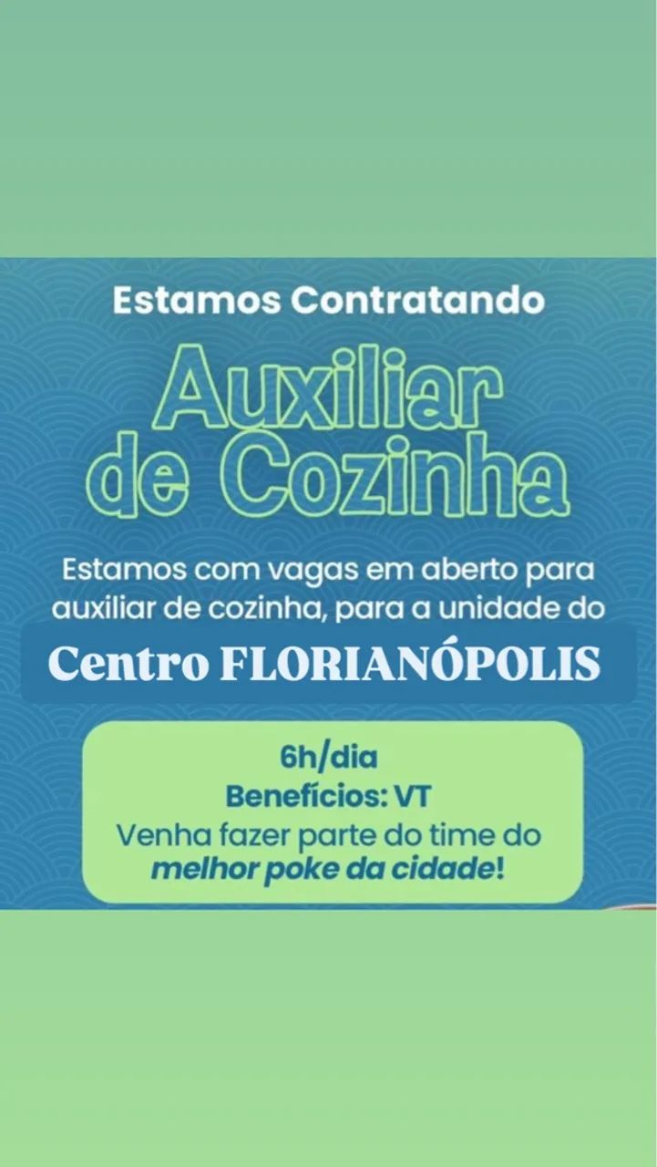 Cozinheiro / auxiliar de cozinha
