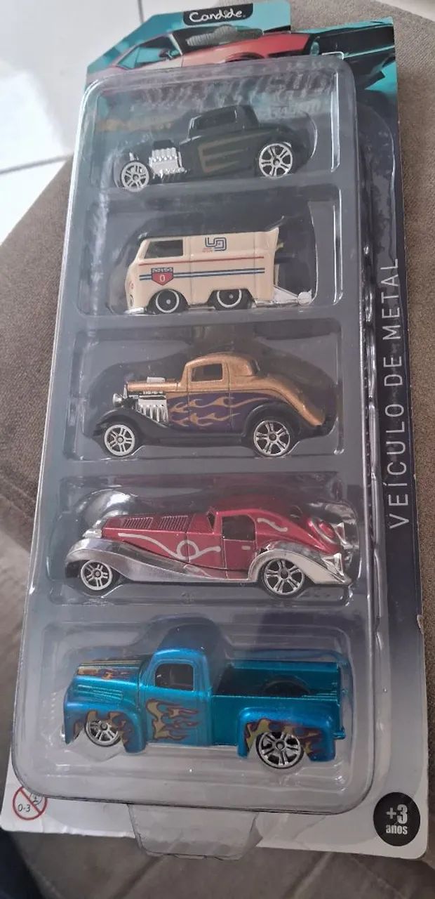 Miniaturas 5 Pack Steel Car - Candide - Foto 4