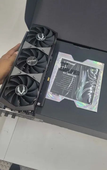 Placa de Vídeo Zotac Nvidia GEFORCE RTX 3090 TRINITY 24GB GDDR6X