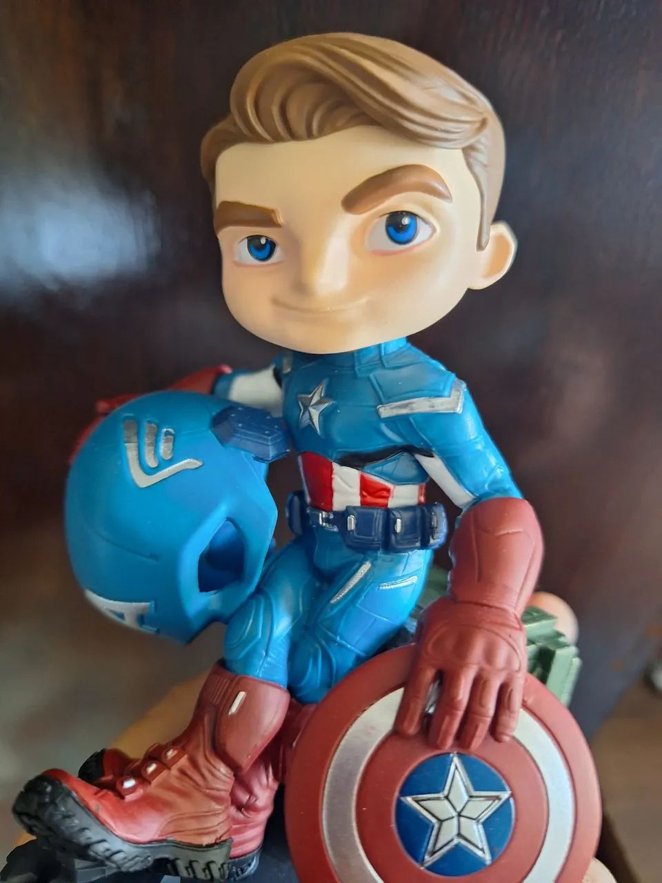 Capitão América minico iron studios vingadores - Foto 2