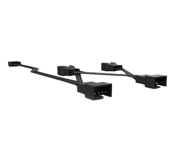 Cabo Adaptador Splitter Para Fans Pwm 1 Entrada 4 Saidas Pcyes - Sptpwm4Pcy - WZetta - Foto 4