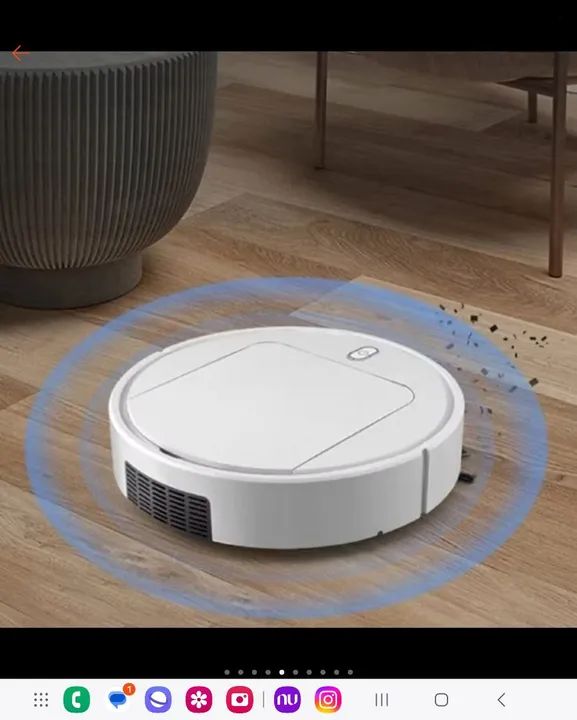 Robô Aspirador de Pó Automático - Limpeza Inteligente