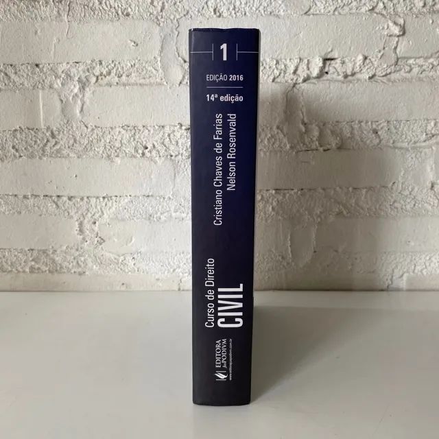 C891 - Livro Curso de Direito Civil Cristiano Chaves de Farias Parte Geral e Lindb Vol 1 - Foto 2