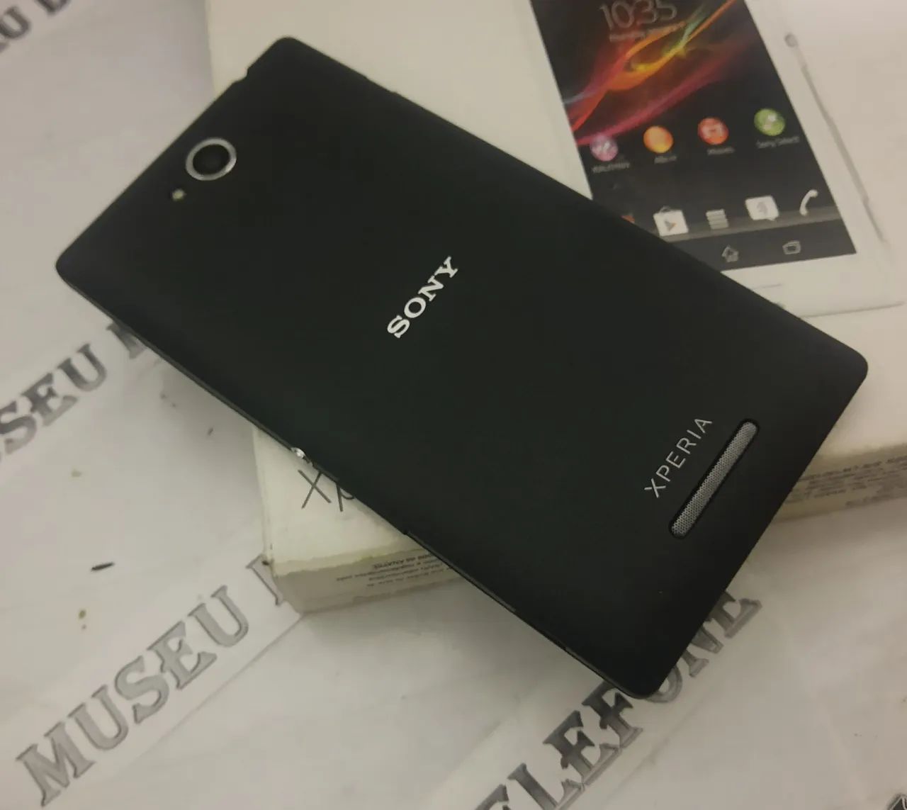  Sony Xperia c Black celular antigo RELÍQUIA impecável  - Foto 3