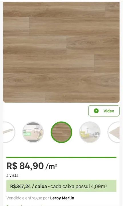Pisos Laminados - R$ 84,90/m² - Leroy Merlin