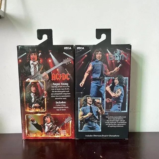 AC/DC Angus Young + Bon Scott 2 Figura articulada!!!! - Foto 2