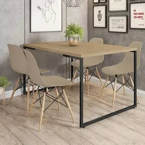 Conjunto de Cadeiras de Jantar Modernas