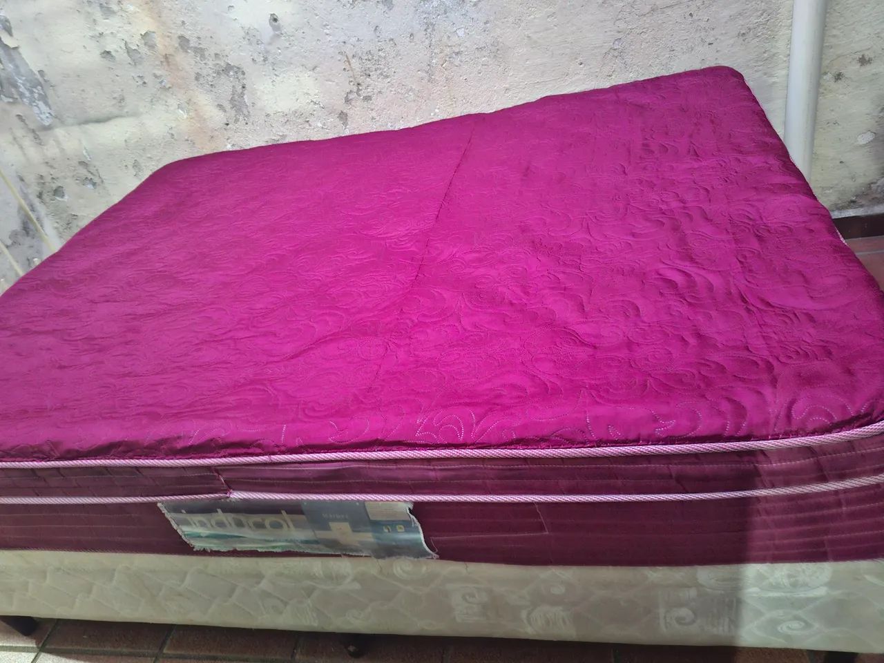 Box e colchão casal molas ensacadas inducol bonnel - Foto 4