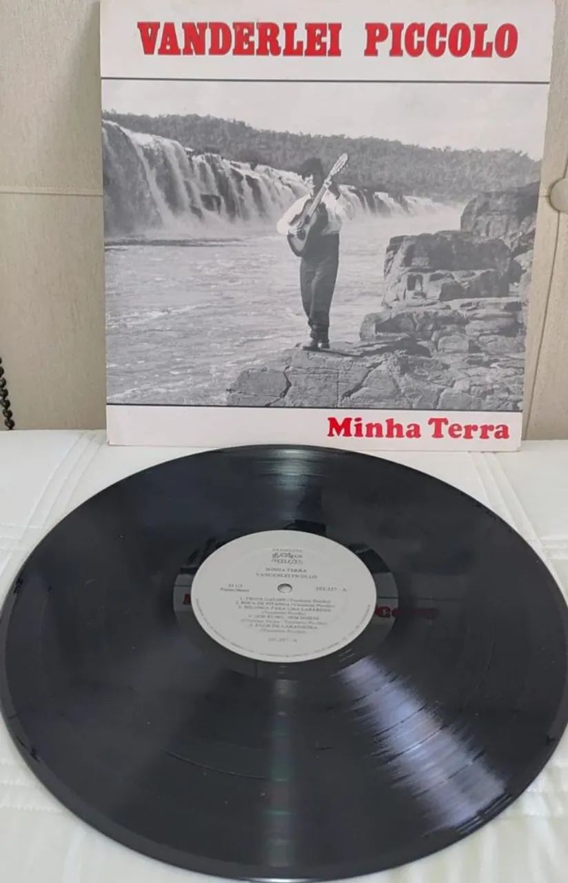 Disco de Vinil Vanderlei Piccolo - Minha Terra - Foto 3