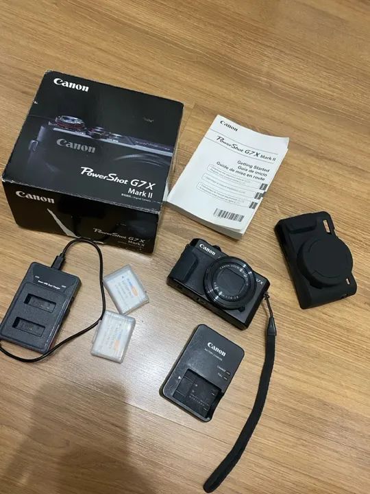 Câmera Canon G7 X Mark ii Usada - Foto 3