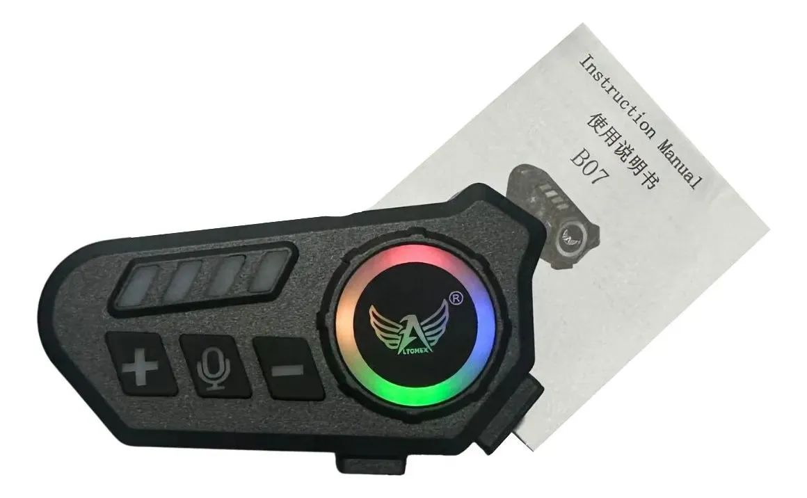 Fone De Ouvido Para Capacete De Moto Com Microfone Ltomex - Fones