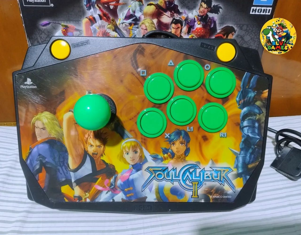 Controle Arcade Hori Soul Calibur II - Playstation 2