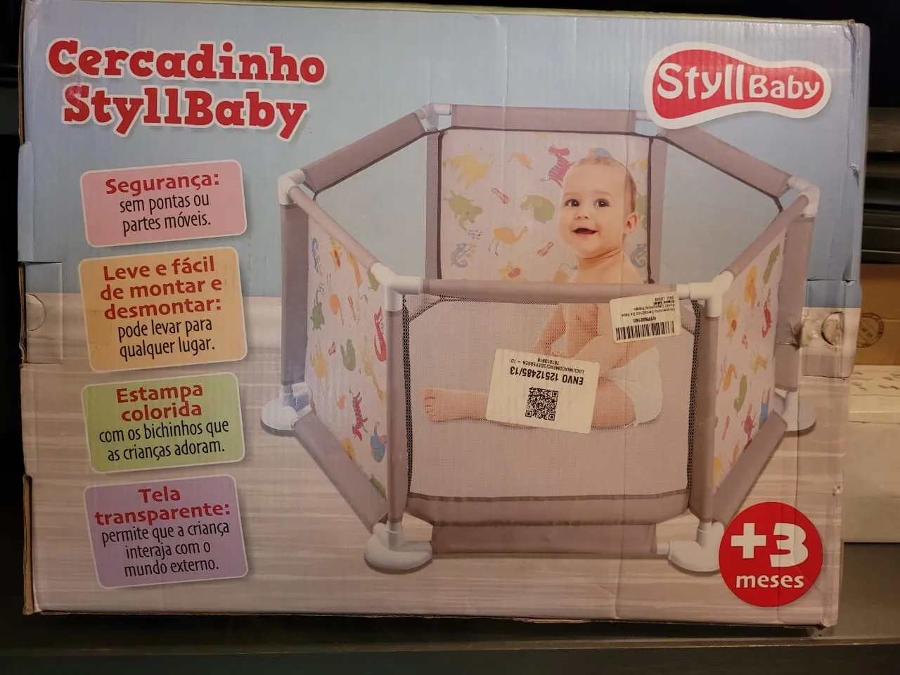 Cercadinho praticamente novo - StyllBaby