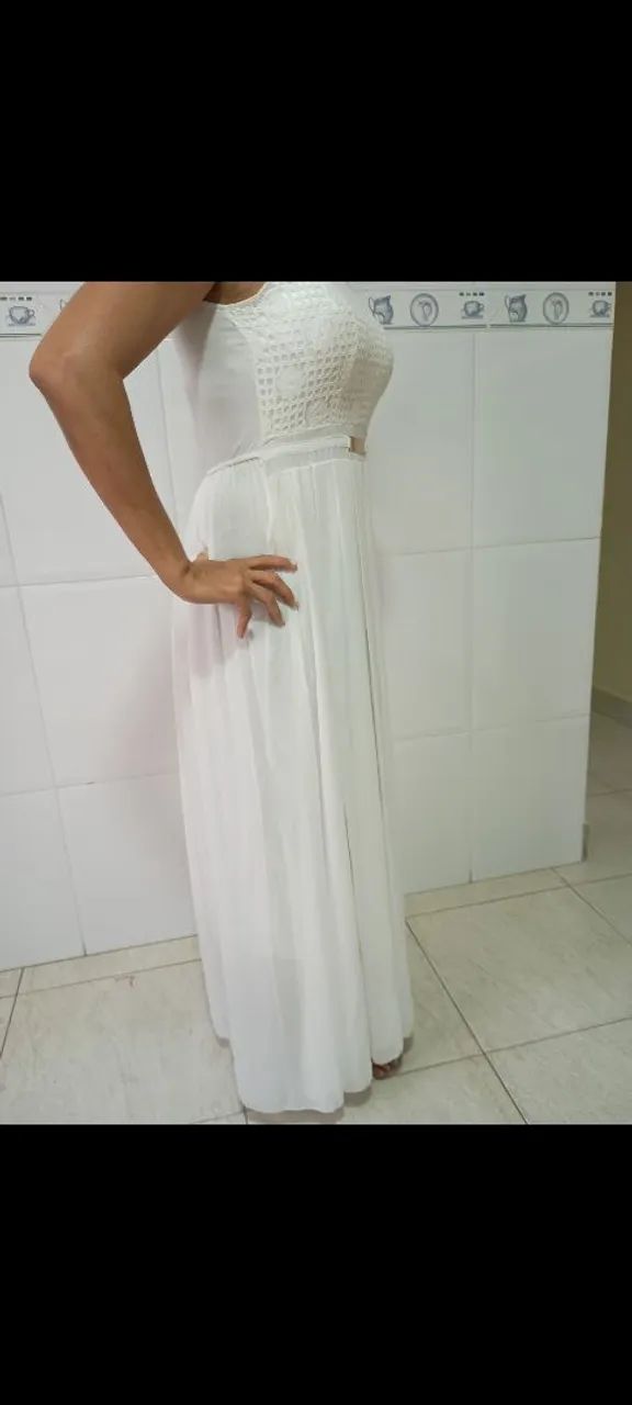 Vestido  branco. - Foto 5