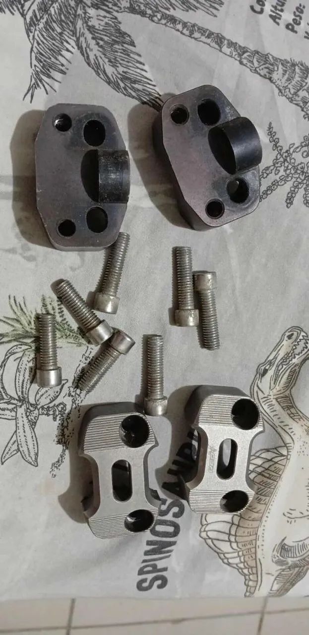 Guidão de Moto - Preto - Foto 3