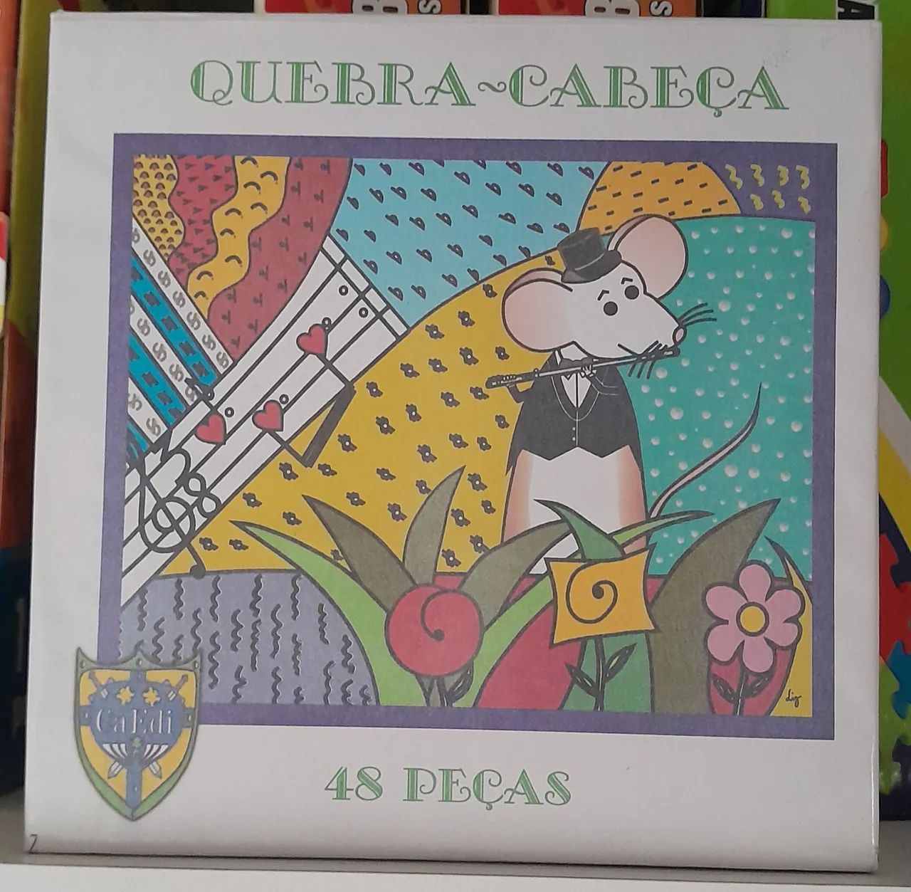 Quebra-cabeça 48 peças - O rato músico