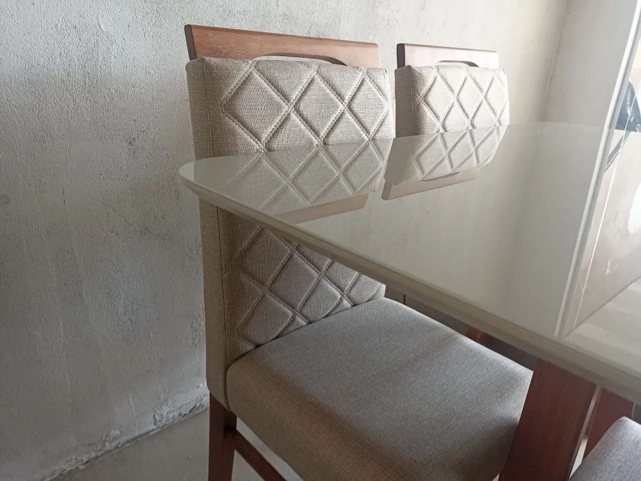 Mesa de Jantar com 4 Cadeiras - Novo pronta entrega  - Foto 4