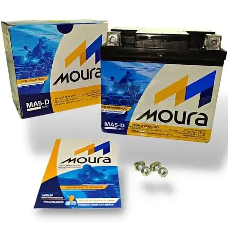 Bateria Moura MA5-D para Moto