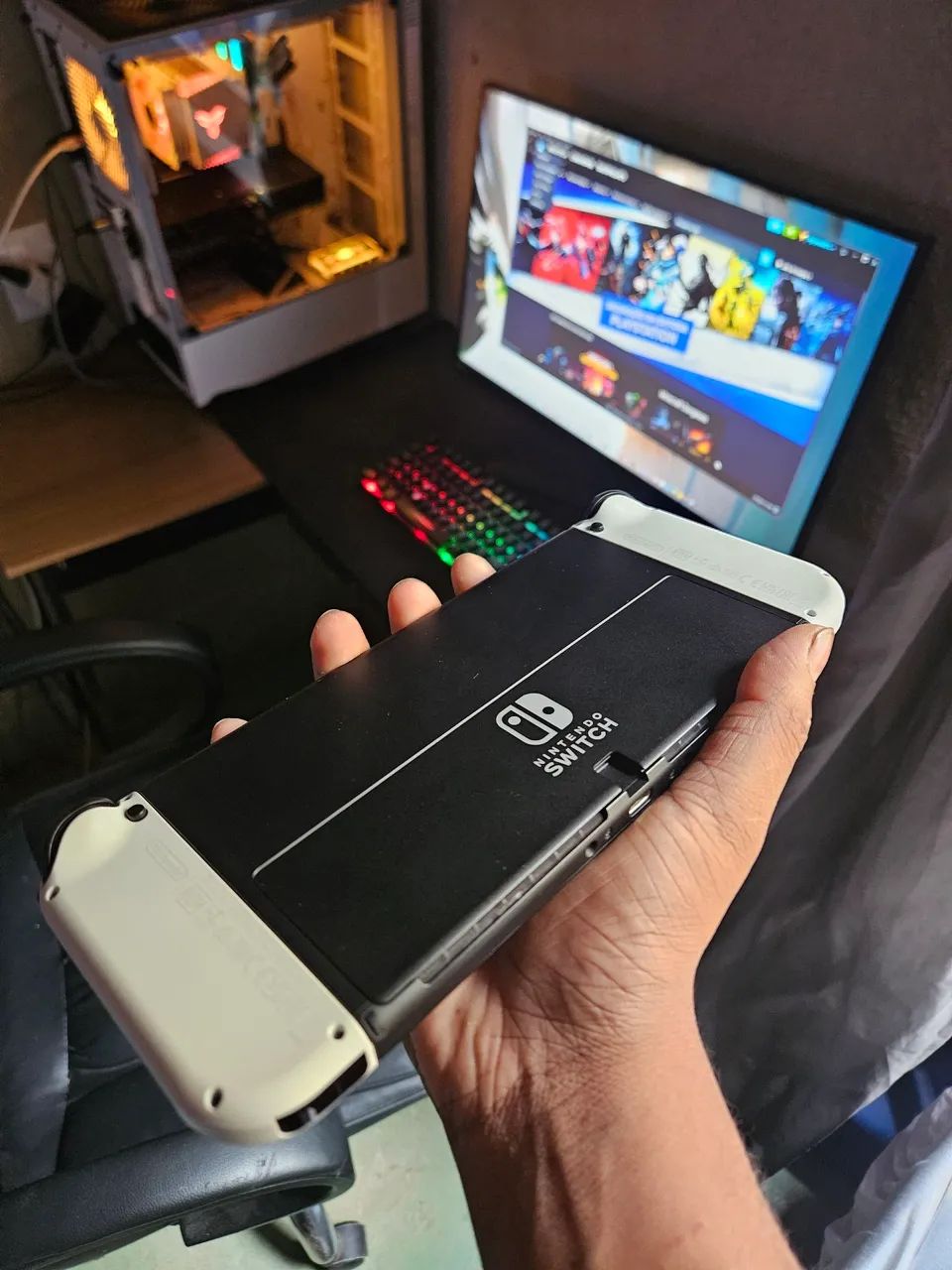 Troco por ps4 PRO somente,nintendo switch oled desbloqueado muito